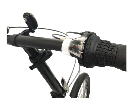 STONE 20 inch 12-Speed Suspension Folding Bike - White | 20"